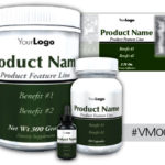 Custom Stock Label Templates - Vitamix Labs